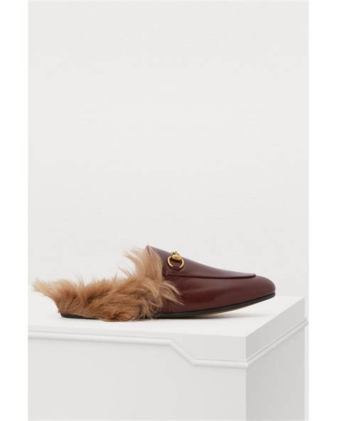 gucci princetown fur sale|Gucci loafers with fur.